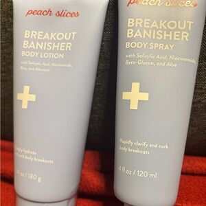 Peach Slices Breakout Banisher Body Lotion and Spray Set